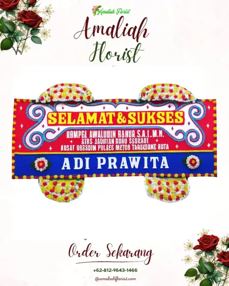 Papan Bunga Ucapan Selamat Talang Putri